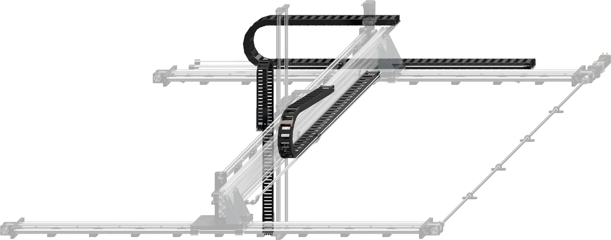 Rg Chain Design Energy chain complete set for room linear robot DLE-RG-0003