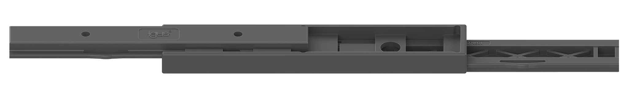Tige télescopique en polymère solide rallongée