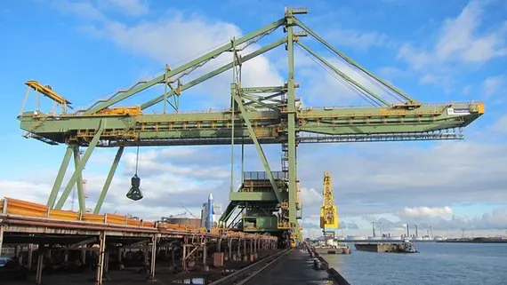 Port of Rotterdam crane