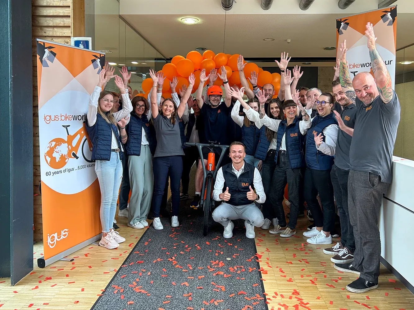 igus:bike Worldtour in Österreich, Tour-Start