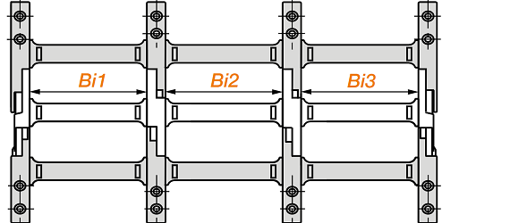Plan d'un flasque intermédiaire