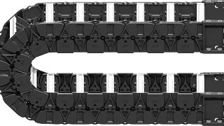 An example of a cable track