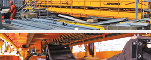 Robust cable routing in the catwalk for safe pipe handling