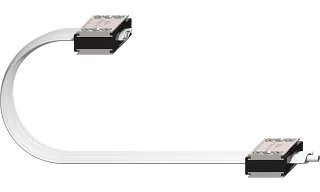 Attacco per profili singoli e-skin flat