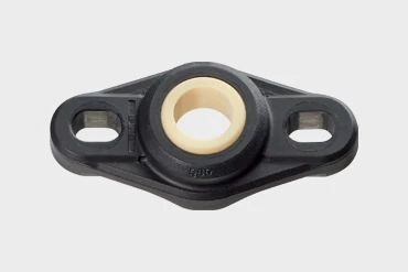 Two-hole fixed flange ball bearings