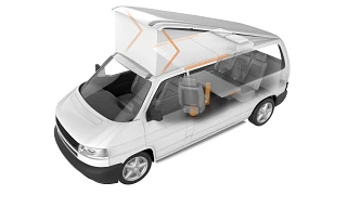 Van with igus® products