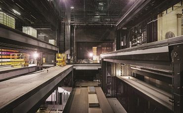 Moving platforms at the Berlin State Opera