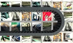 radio de curvatura del portacables 