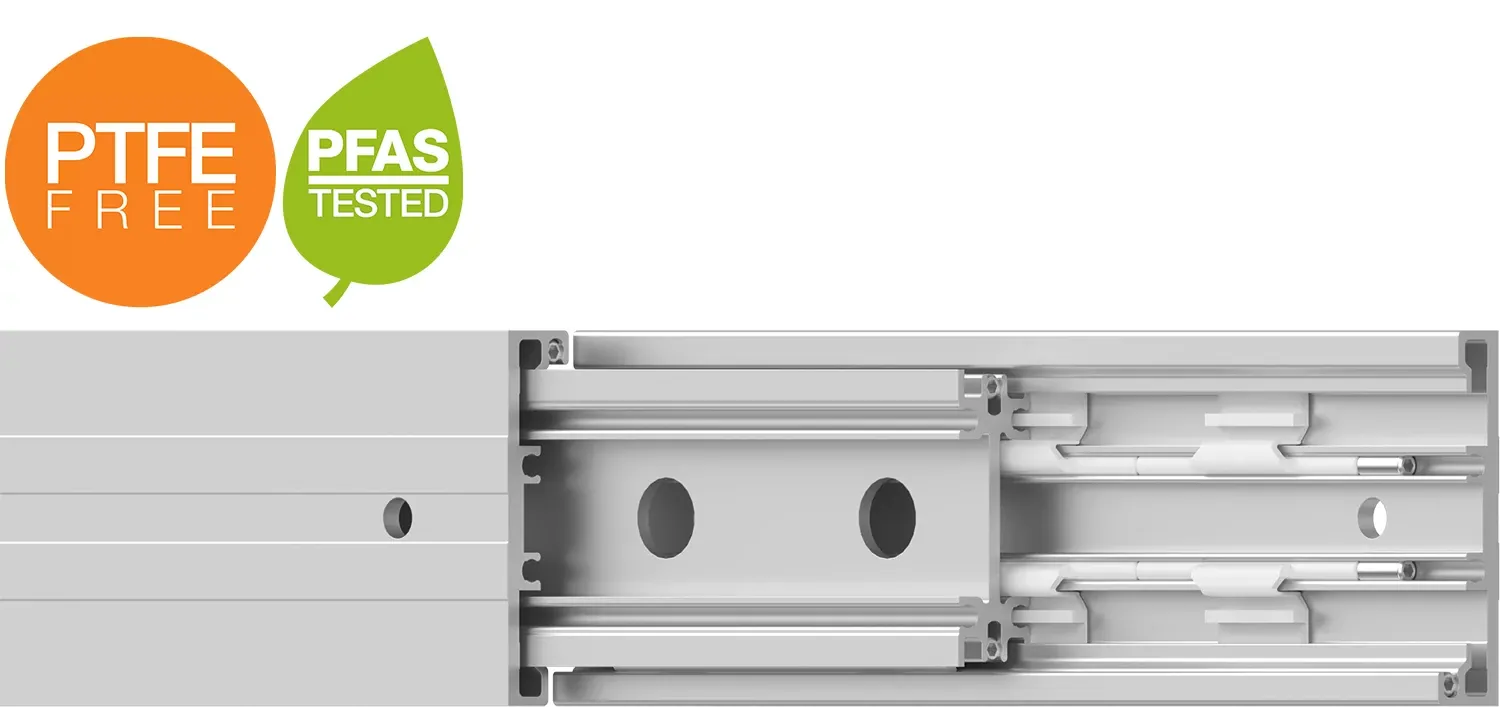 PTFE-free linear technology
