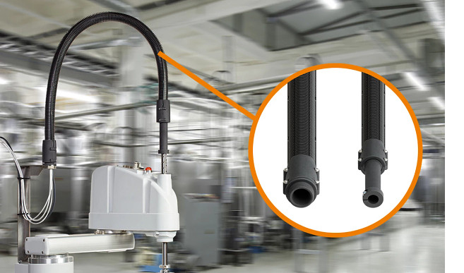 Scara Routing Machine Three-dimensional chains for robots | triflex® R