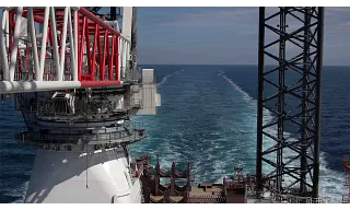 Leg encircling crane