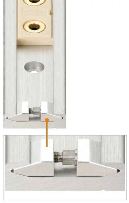 Variable drylin® end stop NSVZ, with clamp