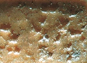 Erosion damage due to excessively smooth shafts