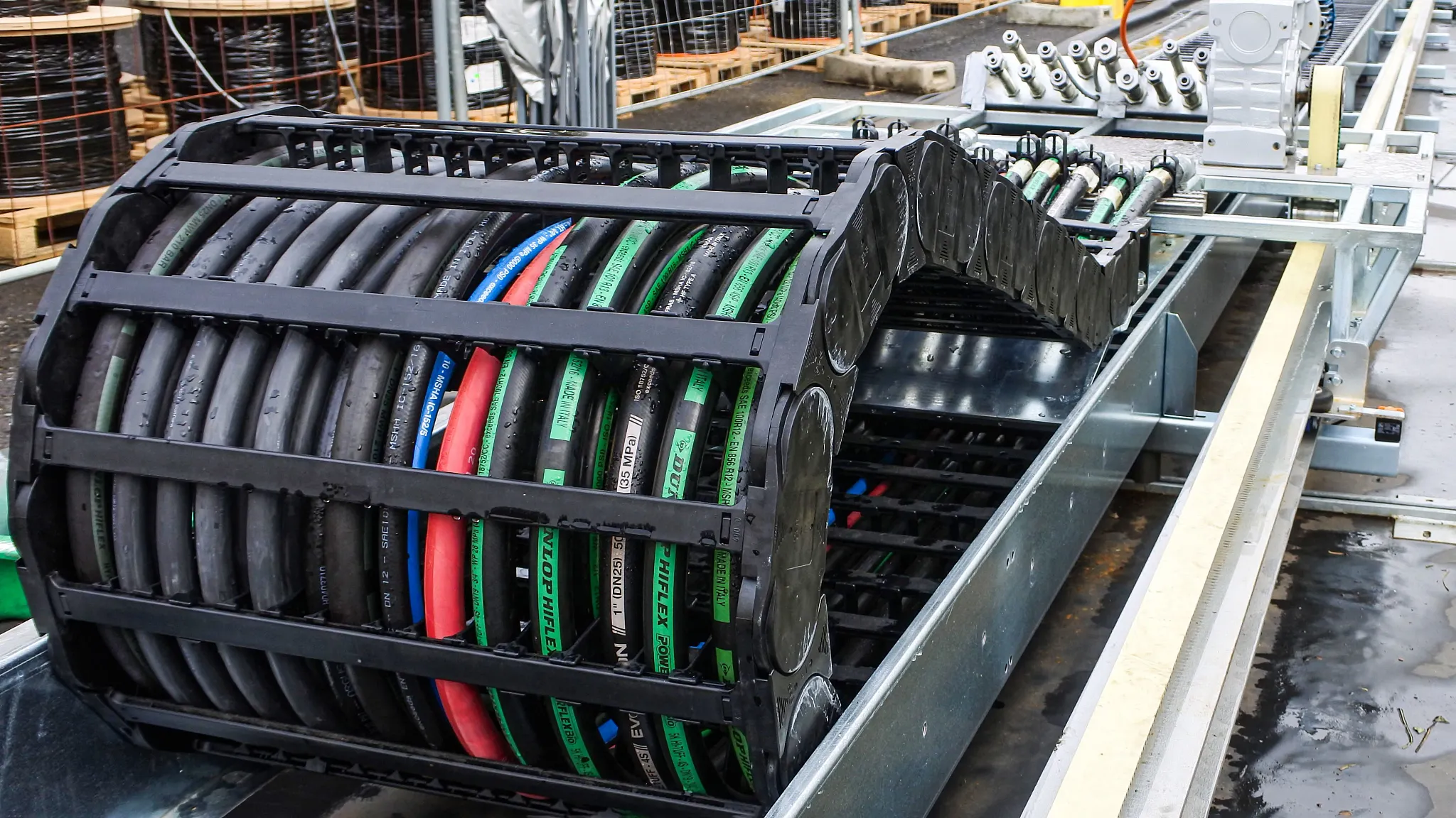 Banc d'essai pour tuyaux hydrauliques