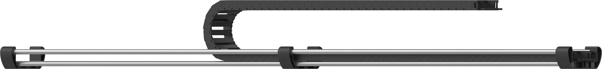 Energy chains suitable for the support tray