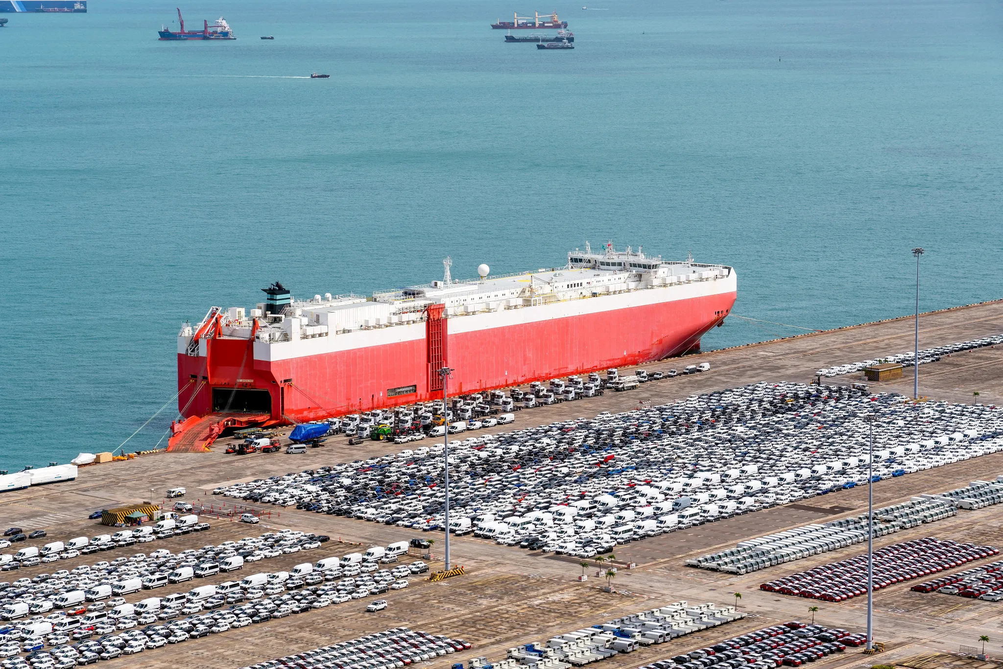 Picture of a RoRo ship
