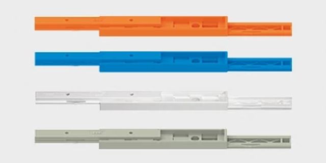 NTP telescopic rails made entirely of plastic