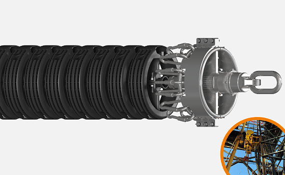 e-loop instead of service loops | secure cable guidance of the top ...