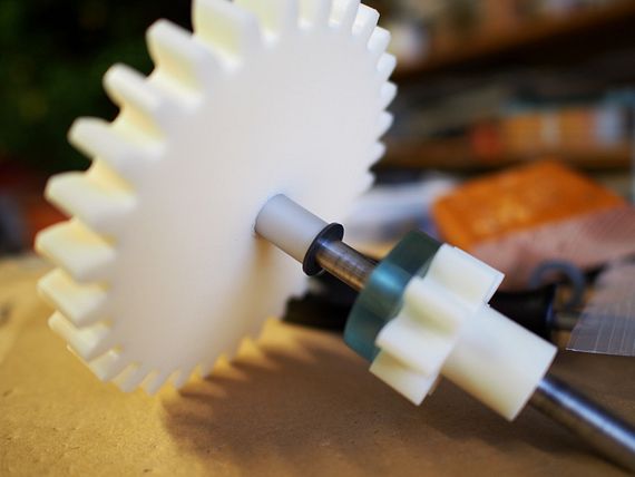 3d printed gears made of plastic