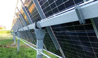 ESQM-120 als Lager in einer Photovoltaikanlage