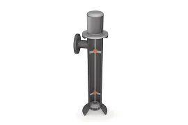 Plain bearing in the vertical pump