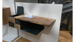 An artisan's project with a secret compartment