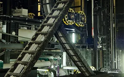 Sistemas zig-zag em plataformas de palco