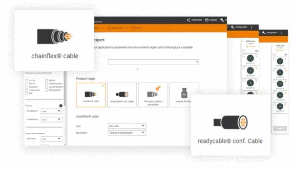 Energy chain configurator