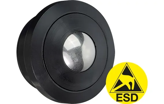 Unidad de transferencia de bolas de polímero xiros® electrostáticamente conductora