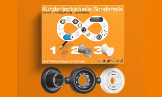 Free ball bearing special part sample bag