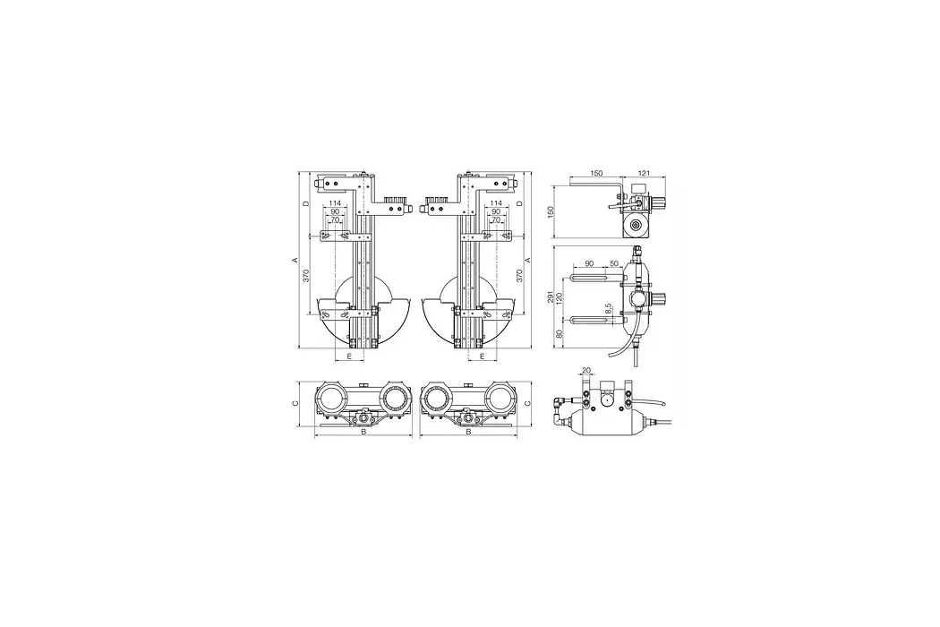 TR.RSP.60.L technical drawing