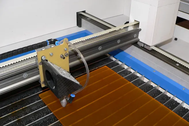 Laser Cut Router Guide Linear guides with no stick-slip effect for a CNC laser cutting system ...