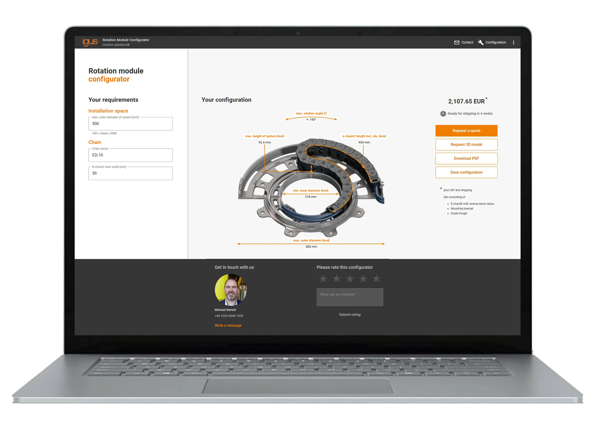 iRM Rotation Module Configurator