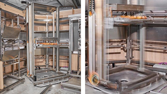 Curve-compliant e-chain in automated baking station | igusยฎ