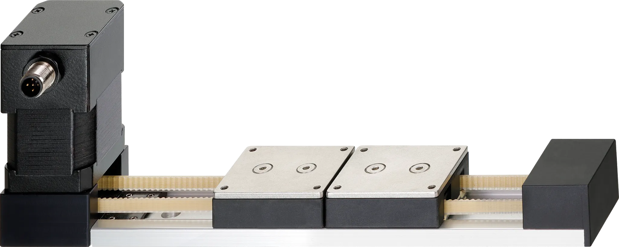 Módulo linear miniatura com acionamento por correia dentada