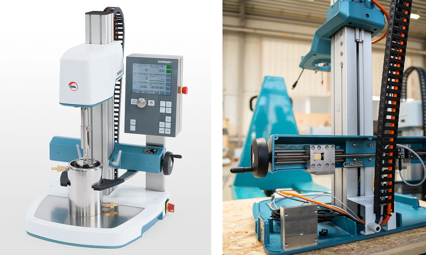 Labordissolver von VMA-Getzmann in Voder- und Rückansicht