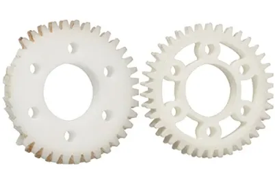 Rodas dentadas POM em comparação às rodas dentadas iglidur®