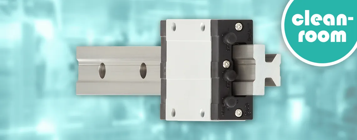 drylin linear guides for cleanroom