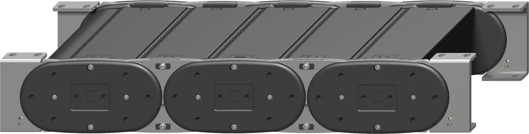 Plastic-steel hybrid energy chain YRHD.108