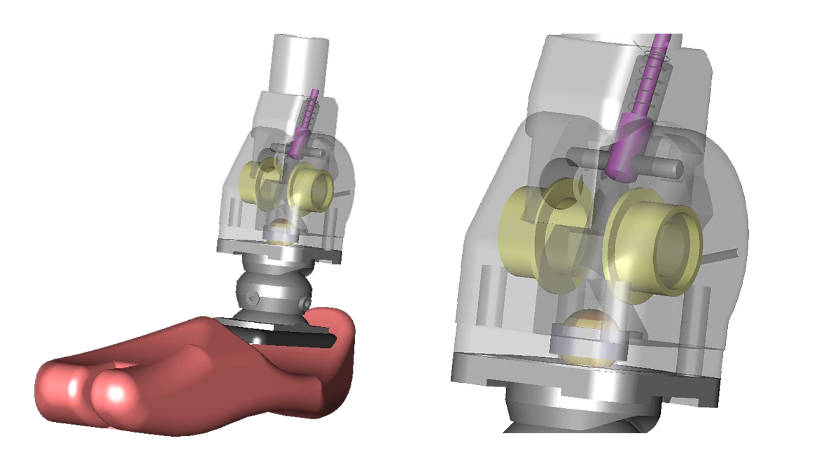 Articulație protetică de la Adaptive Sports Ankle Prosthetics