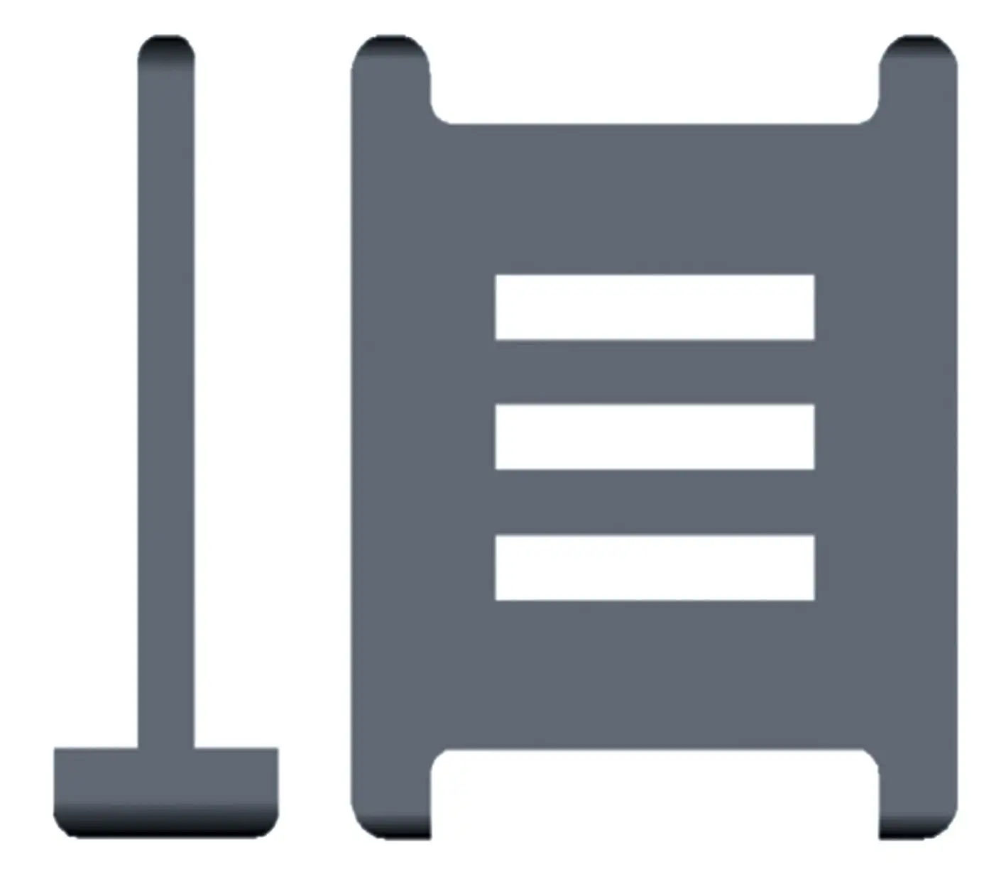 2551 Separator, slotted, unassembled