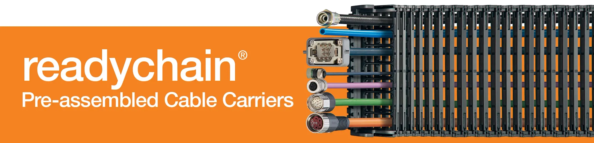 Portadores de cable prepoblados readychain