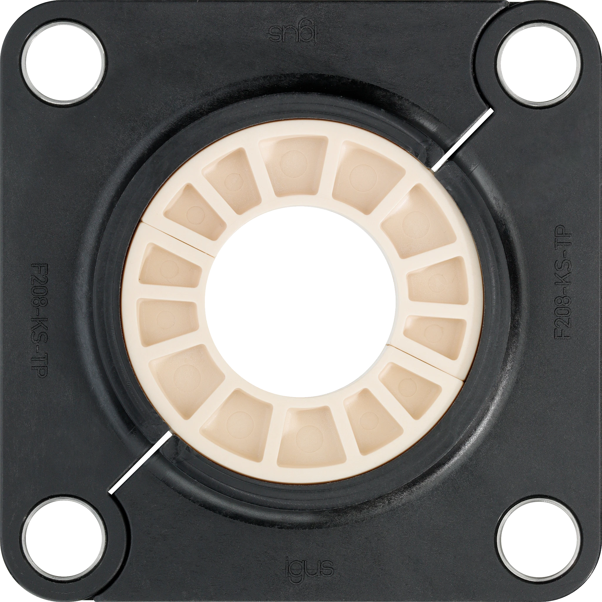 Mancal montado em flange F206