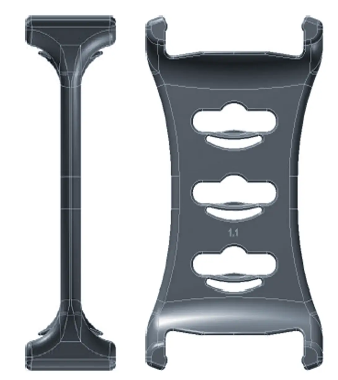 Standard separator, wide base, unassembled