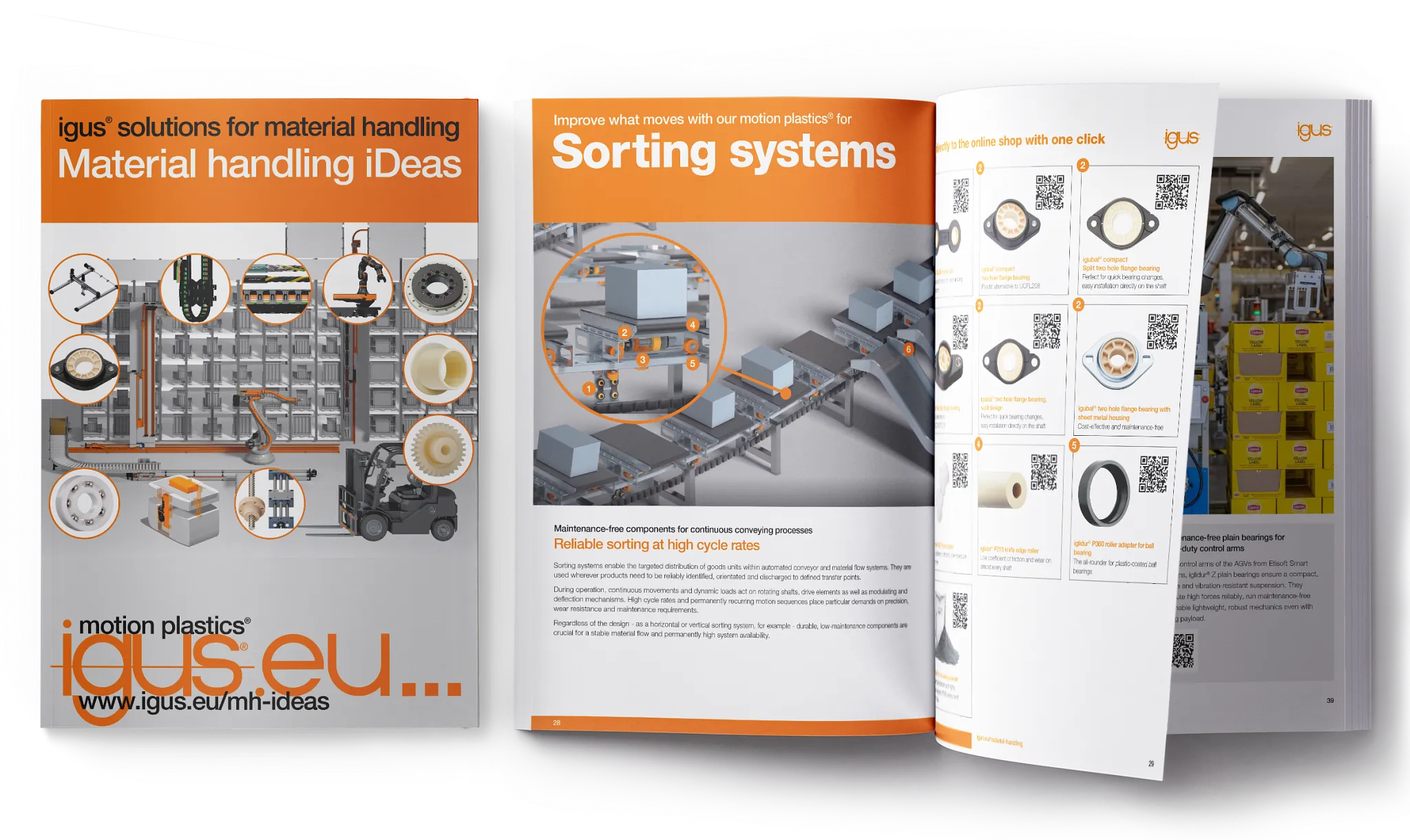 Material-handling sample