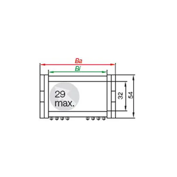 technical drawing igus e-chain p4_32
