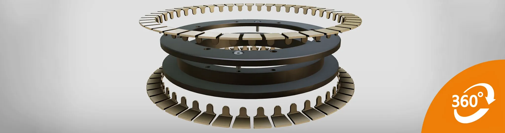 Mancais rotativos deslizantes PRT