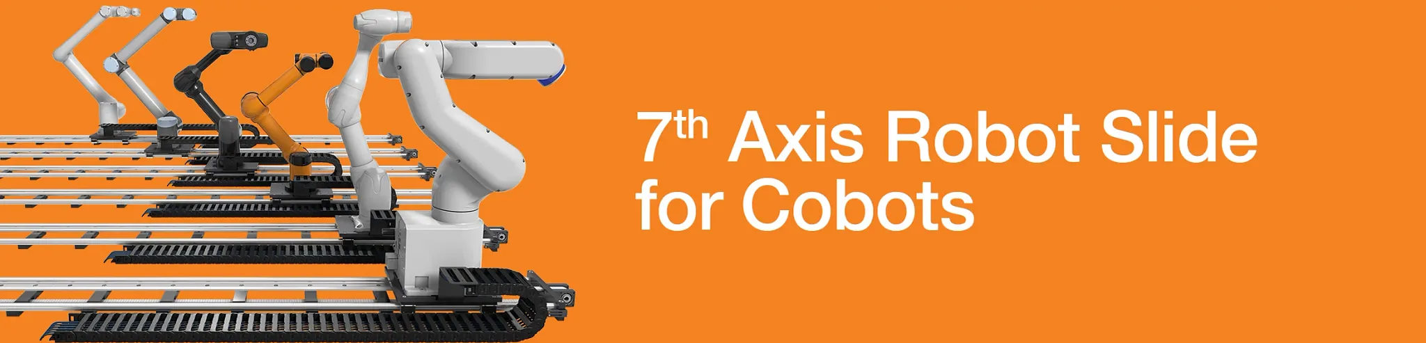 Toboganes robot de 7º eje para cobots