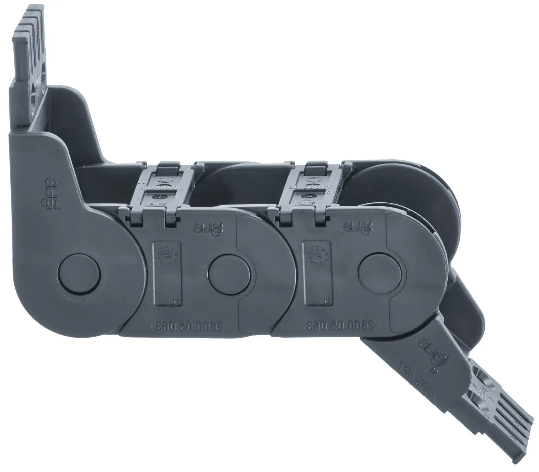 Anschlusselement, Komplettsatz, Kunststoff pendelnd, mit Kämme