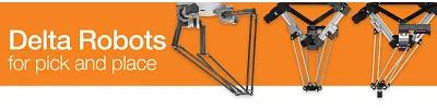 Delta robots for pick & place tasks